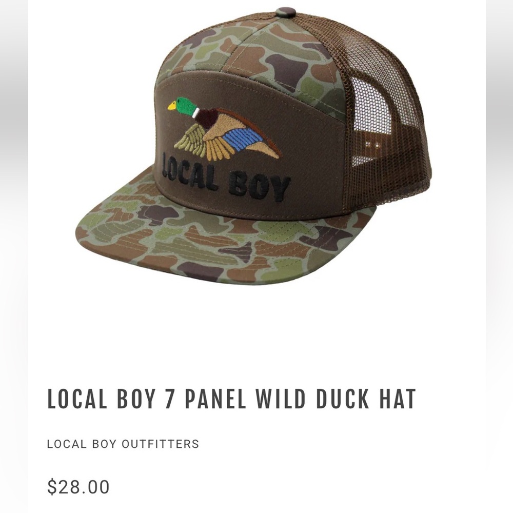 Local Boy Outfitters Camouflage Duck Hat